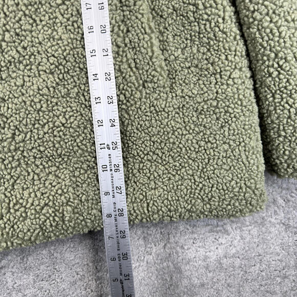 32 Degrees Heat Women's Moss Green Fleece Jacket XL Soft Warm Full Zip - Picture 5 of 7